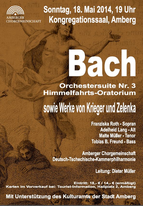 „Himmelfahrtsoratorium“ im Kongregationssaal